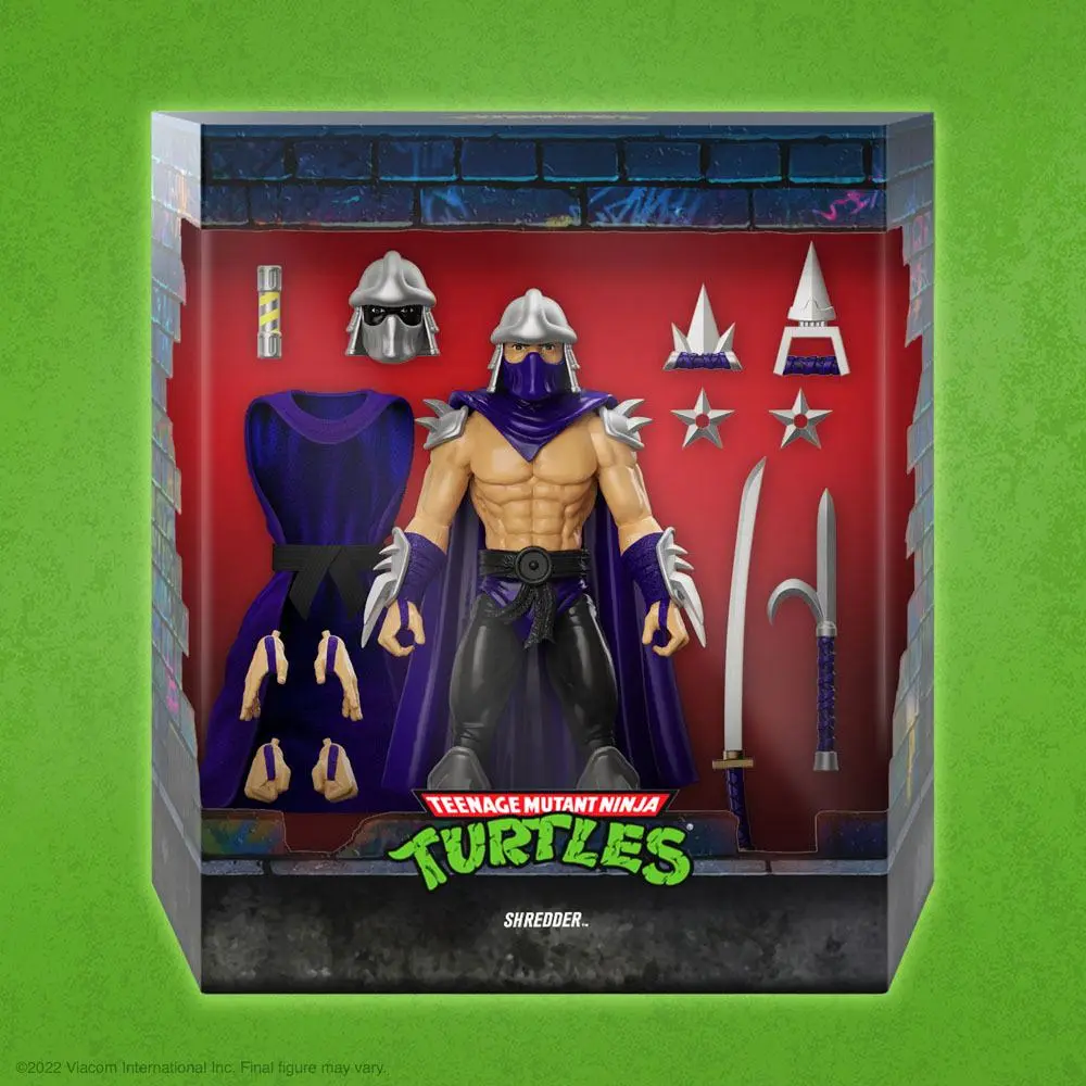 Teenage Mutant Ninja Turtles Ultimates akcijska figura Shredder (Silver Armor) 18 cm fotografija proizvoda