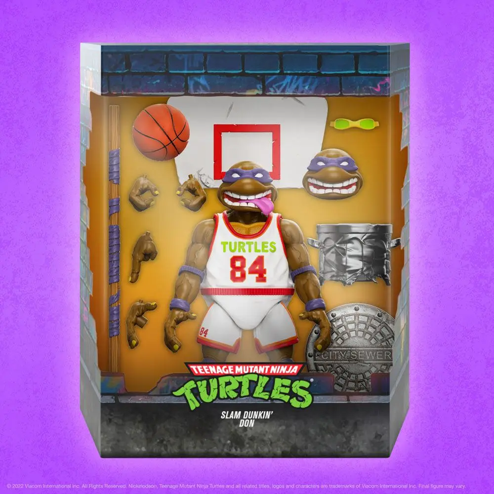 Teenage Mutant Ninja Turtles Ultimates akcijska figura Slam Dunkin' Don 18 cm fotografija proizvoda