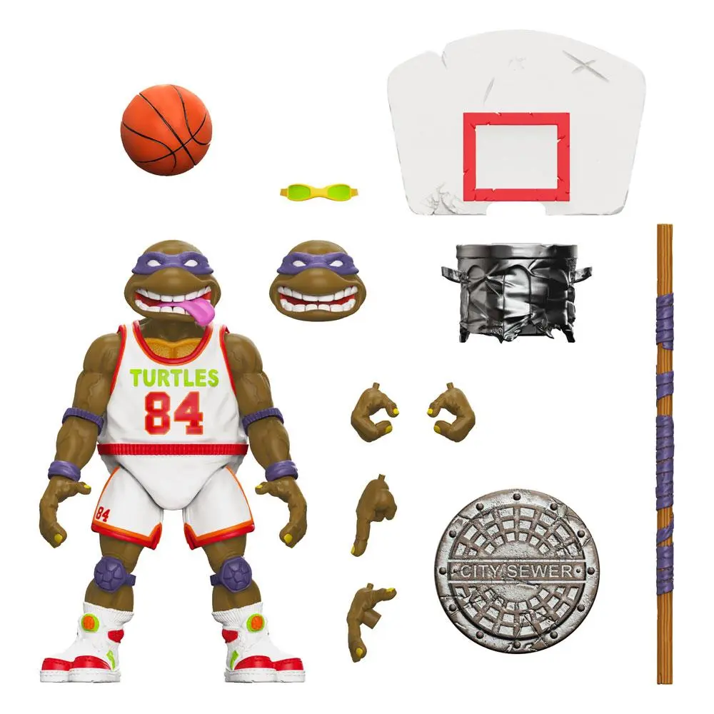 Teenage Mutant Ninja Turtles Ultimates akcijska figura Slam Dunkin' Don 18 cm fotografija proizvoda