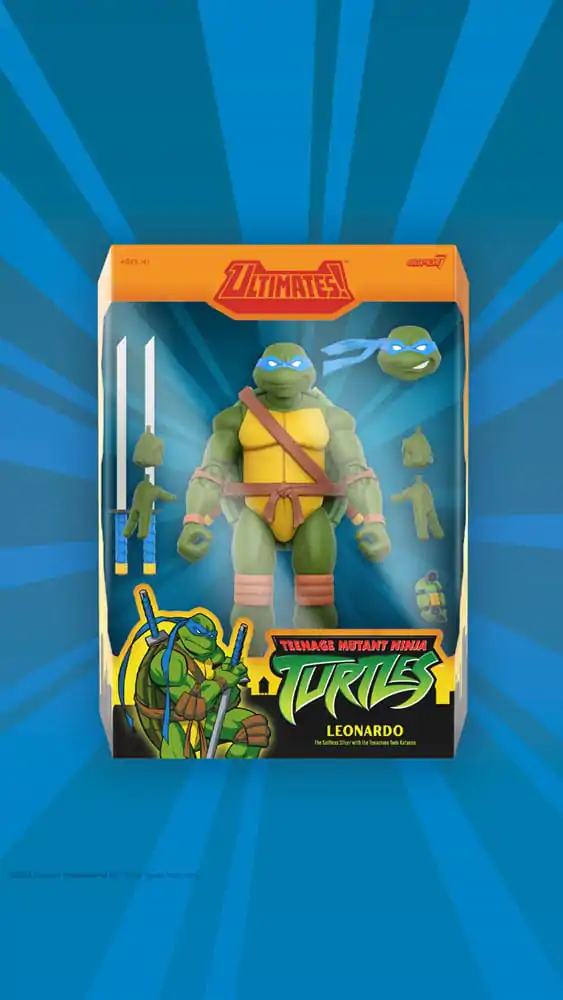 Teenage Mutant Ninja Turtles Ultimates akcijska figura Wave 12 Leonardo 18 cm fotografija proizvoda