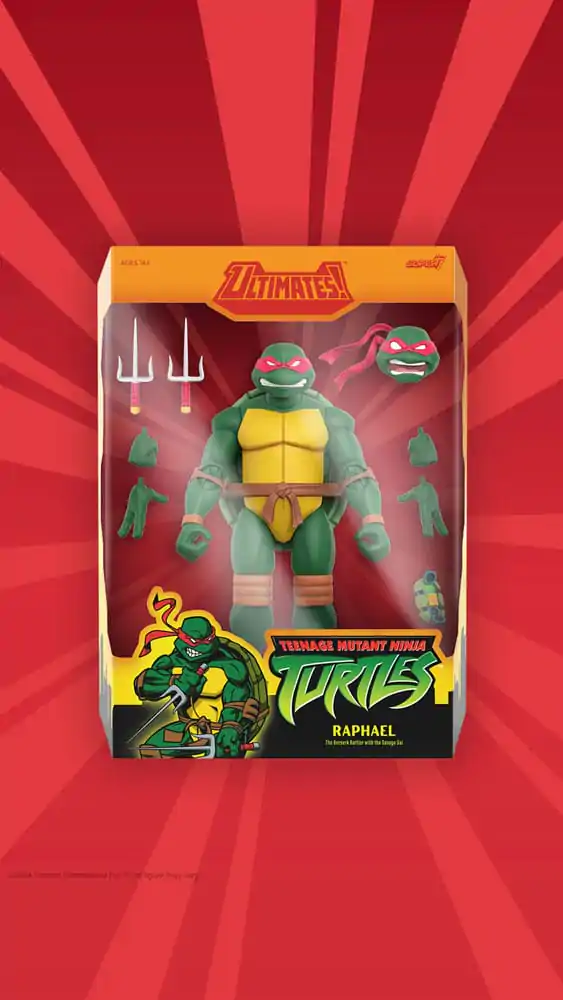 Teenage Mutant Ninja Turtles Ultimates akcijska figura Wave 12 Raphael 18 cm fotografija proizvoda