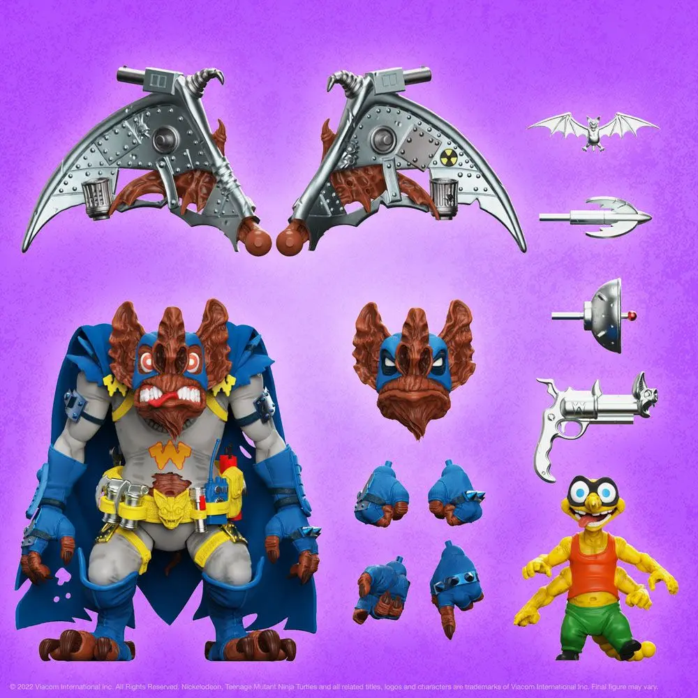 Teenage Mutant Ninja Turtles Ultimates akcijska figura Wingnut & Screwloose 18 cm fotografija proizvoda