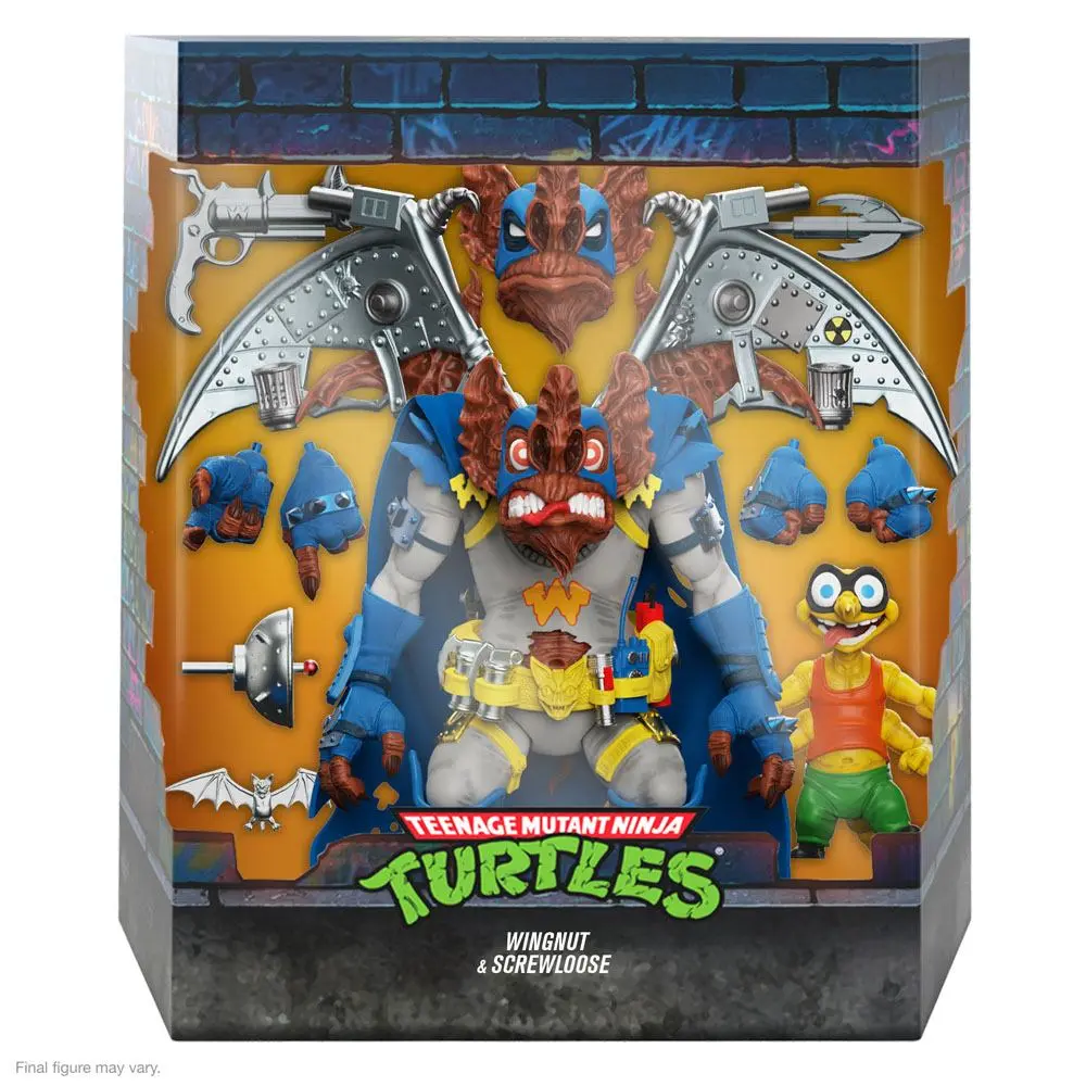 Teenage Mutant Ninja Turtles Ultimates akcijska figura Wingnut & Screwloose 18 cm fotografija proizvoda