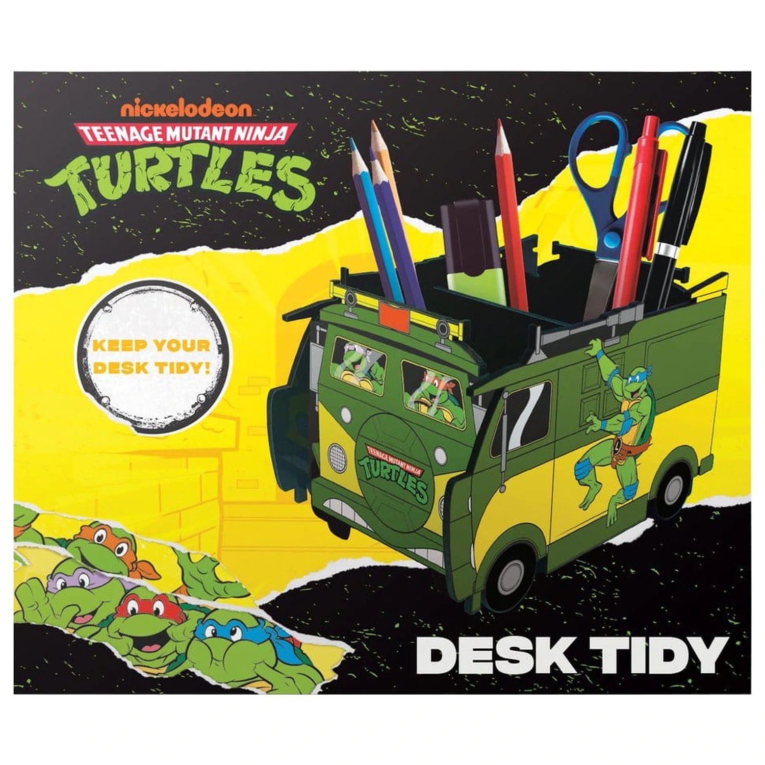 Teenage Mutant Ninja Turtles Stolni organizator kombi 23 cm fotografija proizvoda