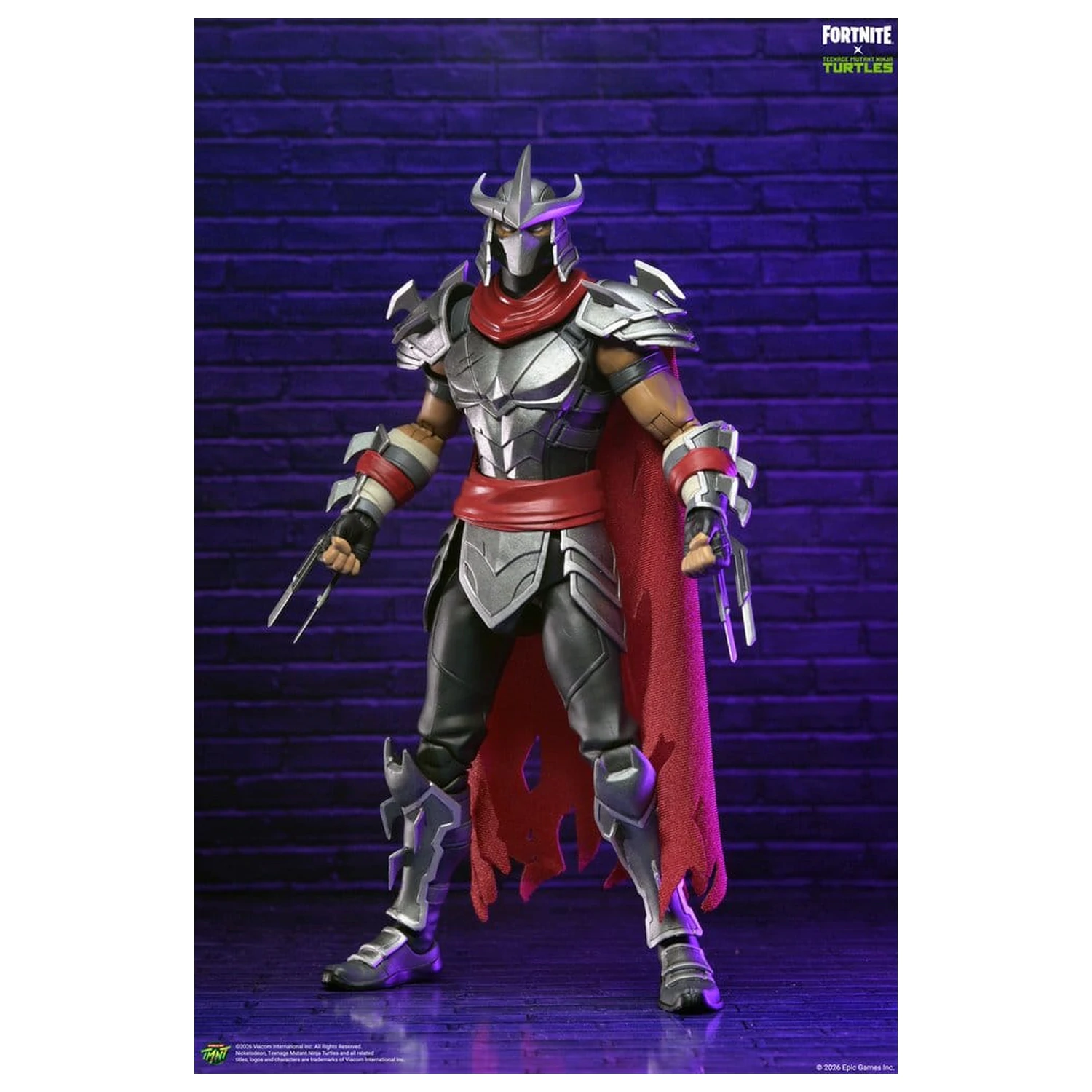 Teenage Mutant Ninja Turtles x Fortnite figura Shredder 18 cm fotografija proizvoda