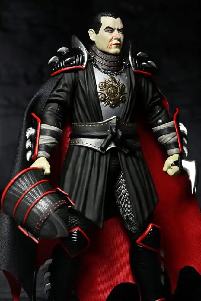 Teenage Mutant Ninja Turtles x Universal Monsters akcijska figura Shredder as Dracula klasične boje 18 cm fotografija proizvoda