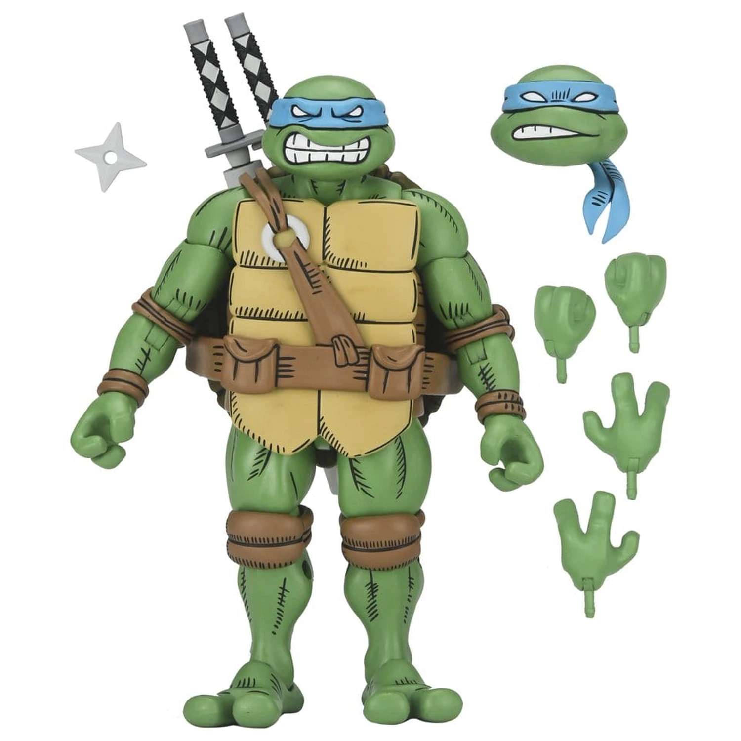 Teenage Mutant Ninja Turtles x Usagi Yojimbo Ultimate Action Figure Leonardo 18 cm fotografija proizvoda