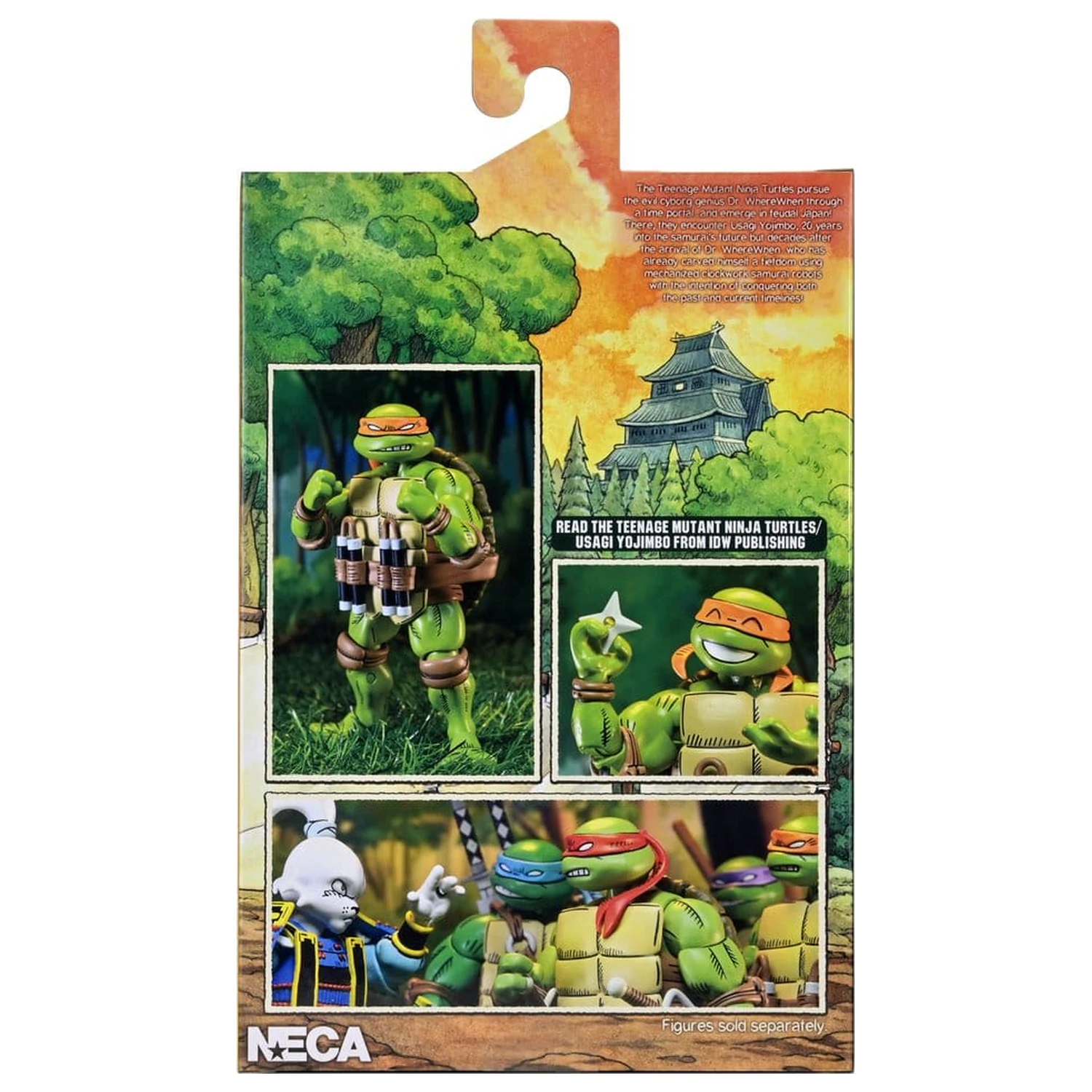 Teenage Mutant Ninja Turtles x Usagi Yojimbo Ultimativna akcijska figura Michelangelo 18 cm fotografija proizvoda
