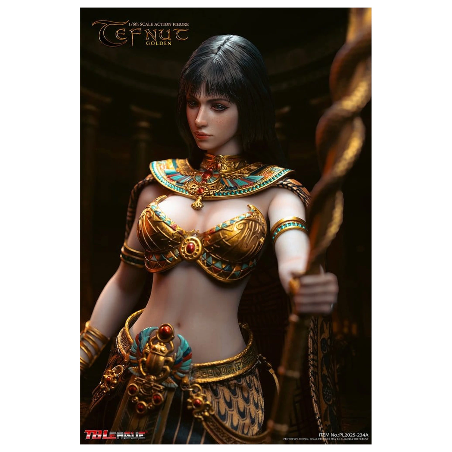 Tefnut akcijska figura 1/6 Zlatno izdanje 30 cm fotografija proizvoda