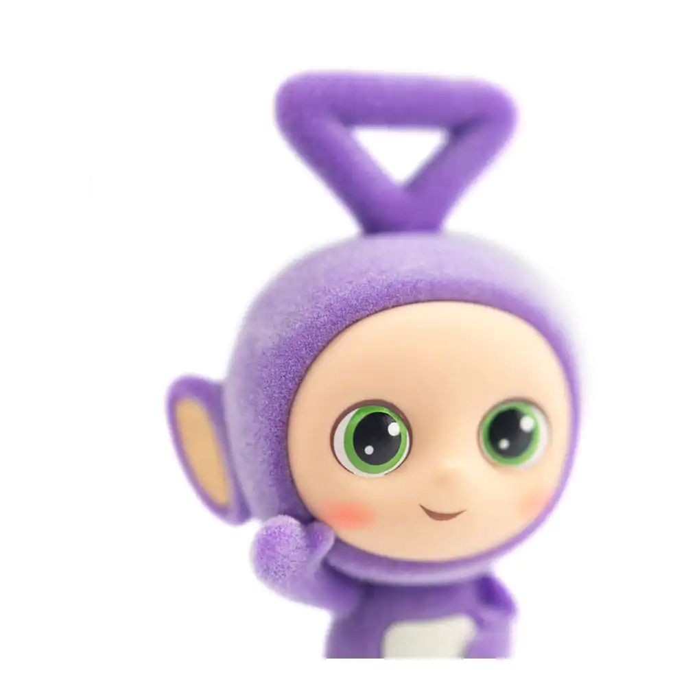 Teletubbies Cheebee Mini figura Tinky Winky Flocked 6 cm fotografija proizvoda