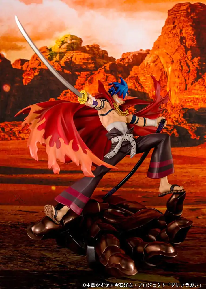 Tengen Toppa Gurren Lagann PVC Kip Kamina & Gurren 27 cm fotografija proizvoda