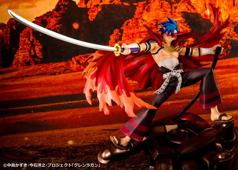 Tengen Toppa Gurren Lagann PVC Kip Kamina & Gurren 27 cm fotografija proizvoda