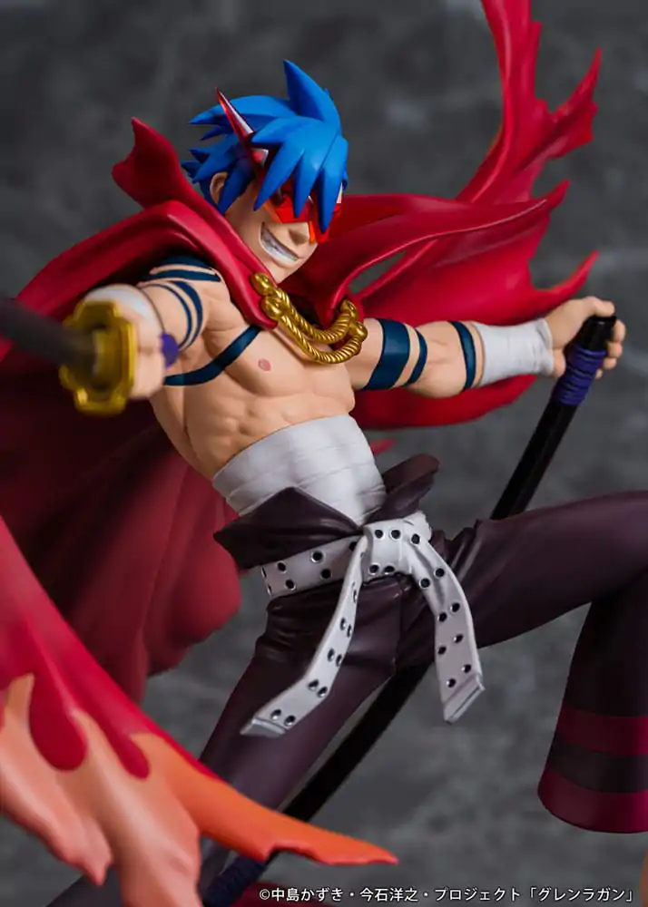 Tengen Toppa Gurren Lagann PVC Kip Kamina & Gurren 27 cm fotografija proizvoda