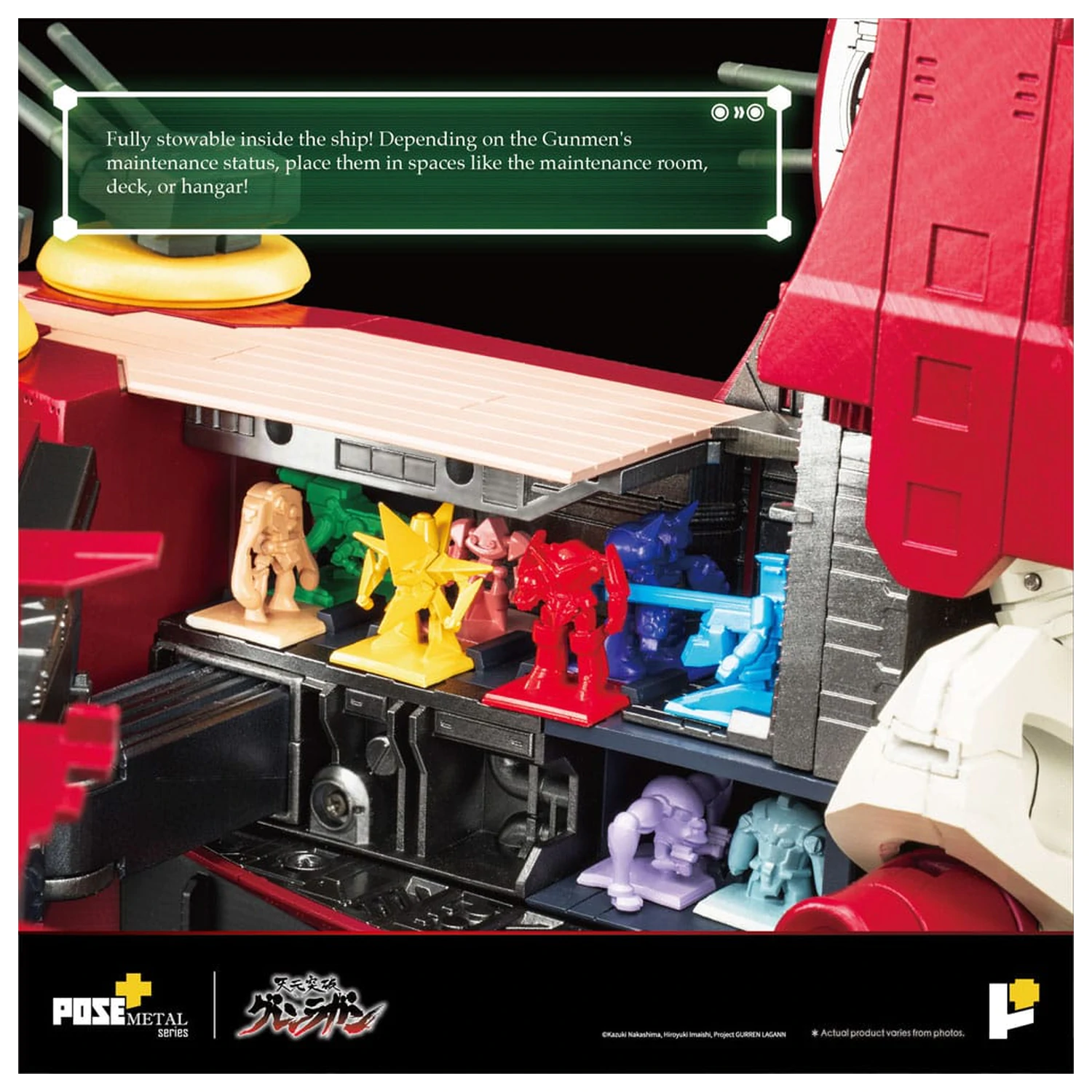 Tengen Toppa Gurren Lagann POSE+METAL serija Figura Dai-Gurren 33 cm fotografija proizvoda