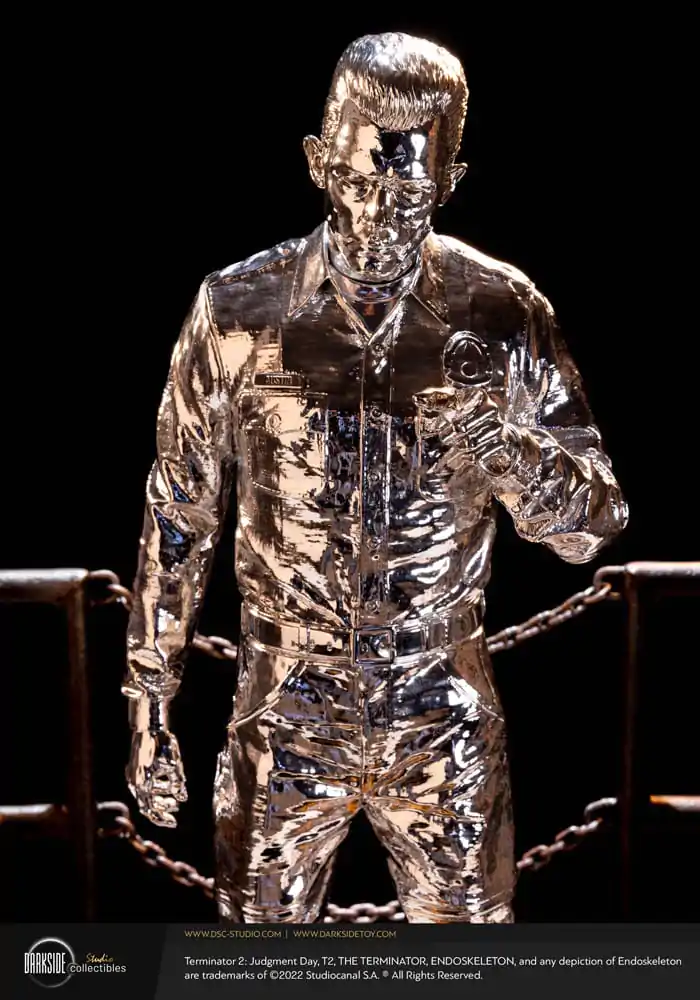 Terminator 2 Judgement Day Premium Statua 1/3 T-1000 Liquid Metal 30th Anniversary Edition 70 cm fotografija proizvoda