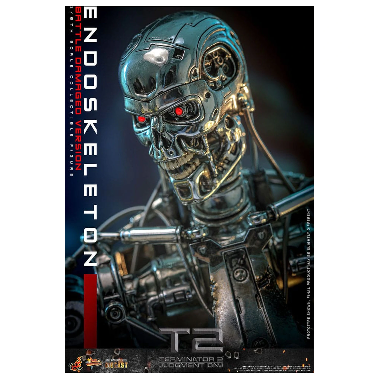 Terminator 2: Judgment Day Movie Masterpiece Action Figure 1/6 Endoskeleton (Battle Damaged Version) 31 cm fotografija proizvoda