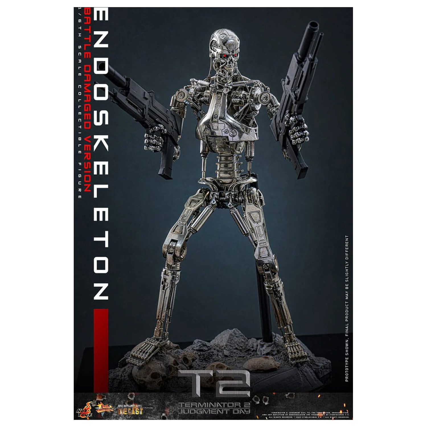 Terminator 2: Judgment Day Movie Masterpiece Action Figure 1/6 Endoskeleton (Battle Damaged Version) 31 cm fotografija proizvoda