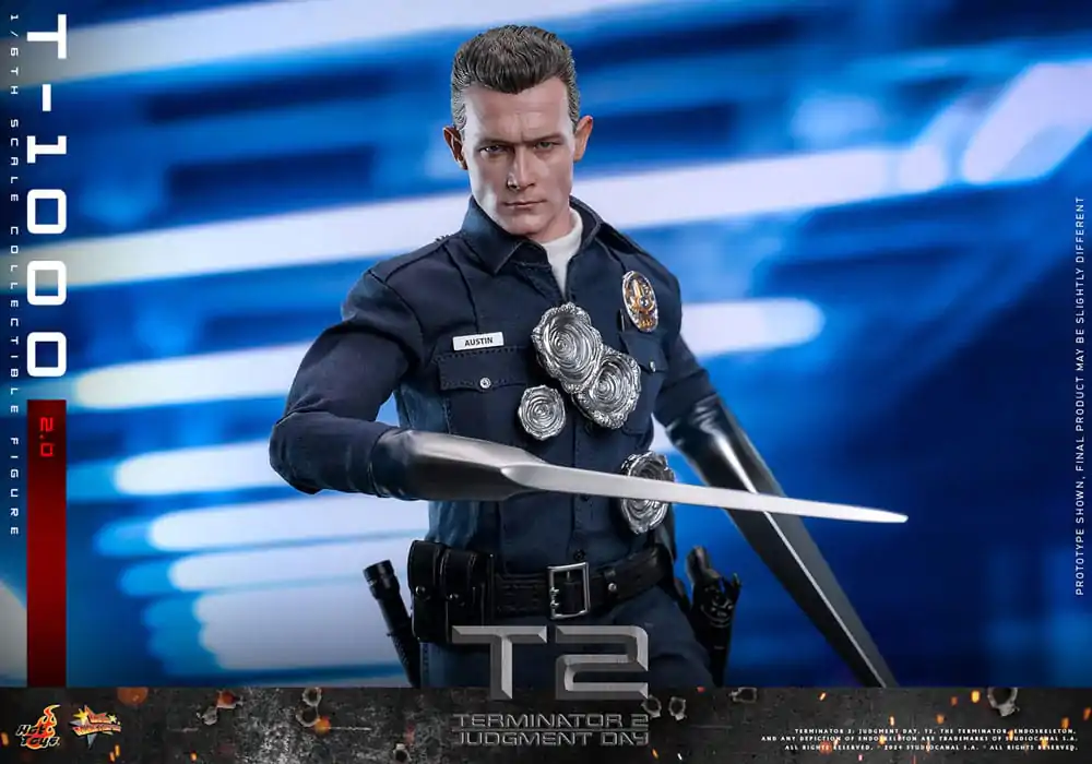 Terminator 2 Movie Masterpiece akcijska figura 1/6 T-1000 (2.0) 31 cm fotografija proizvoda