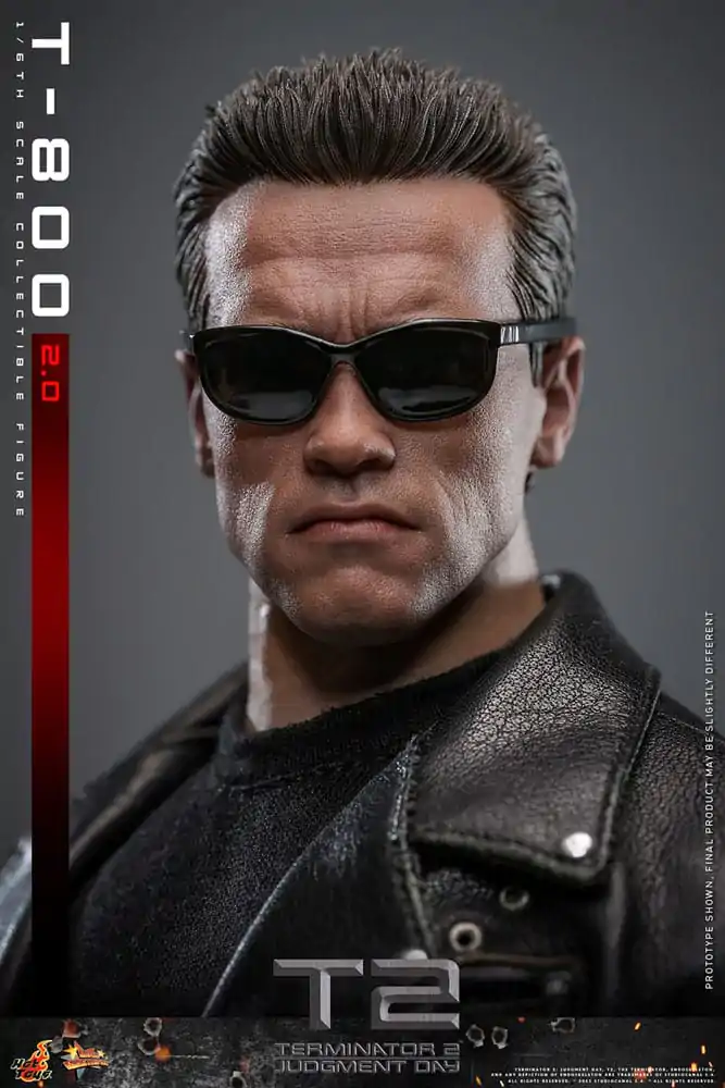 Terminator 2 Movie Masterpiece akcijska figura 1/6 T-800 2.0 32 cm fotografija proizvoda