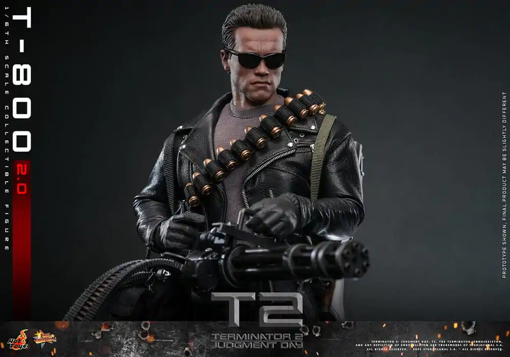 Terminator 2 Movie Masterpiece akcijska figura 1/6 T-800 2.0 32 cm fotografija proizvoda