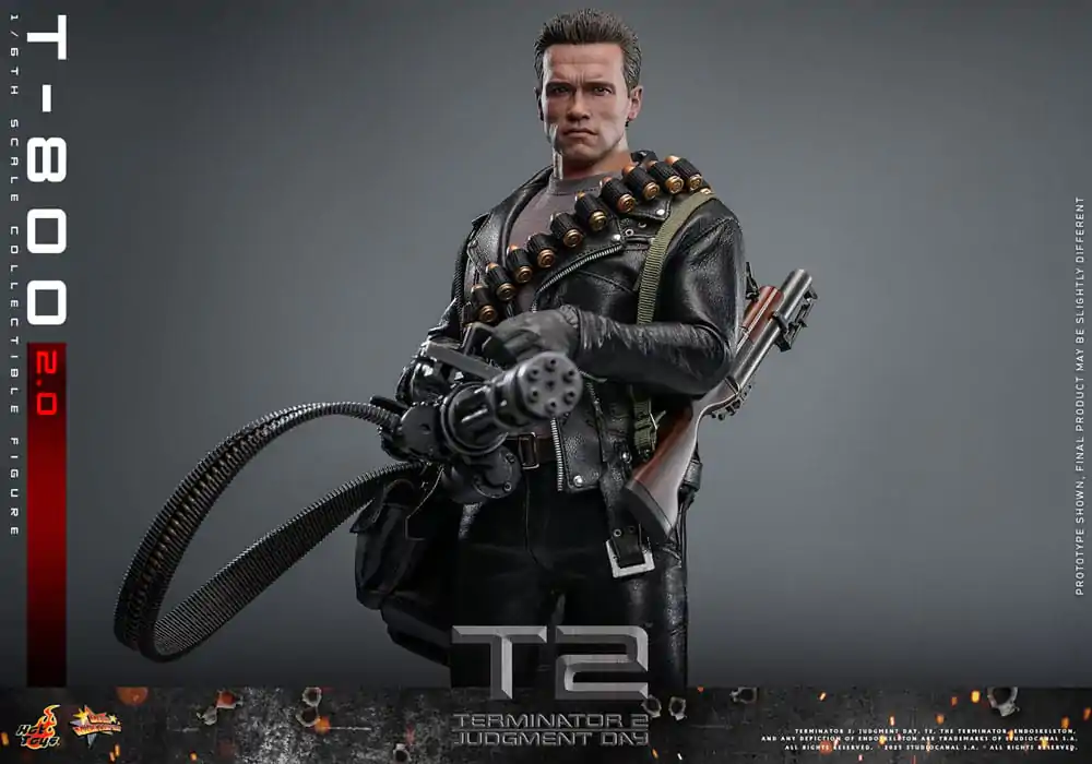 Terminator 2 Movie Masterpiece akcijska figura 1/6 T-800 2.0 32 cm fotografija proizvoda