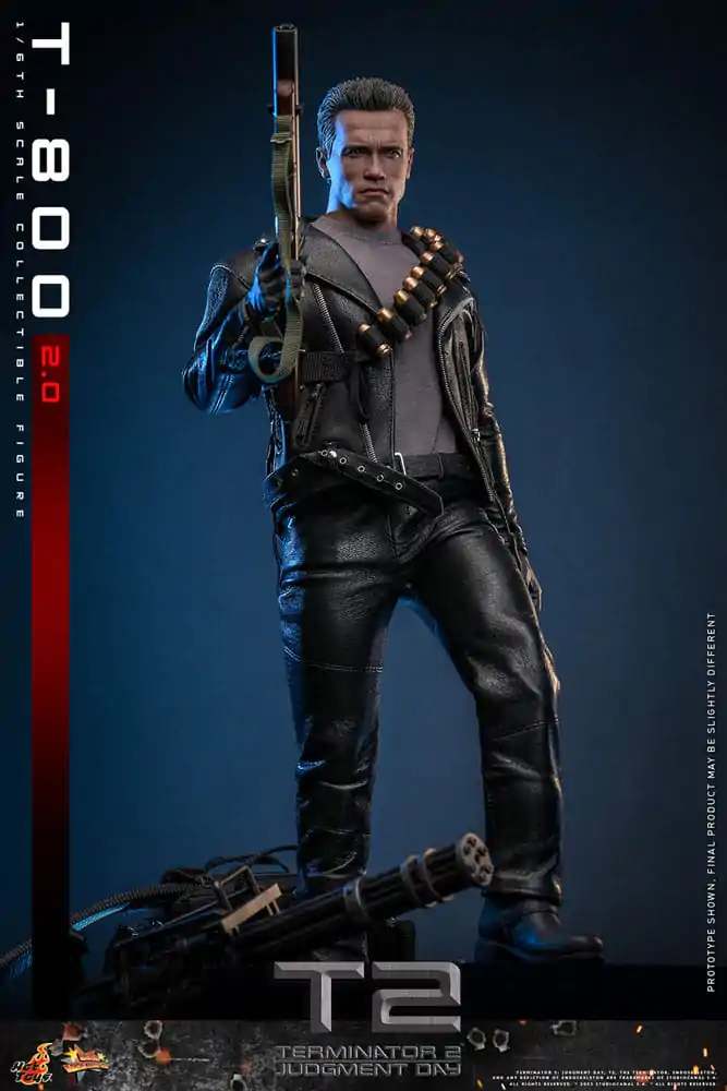 Terminator 2 Movie Masterpiece akcijska figura 1/6 T-800 2.0 32 cm fotografija proizvoda