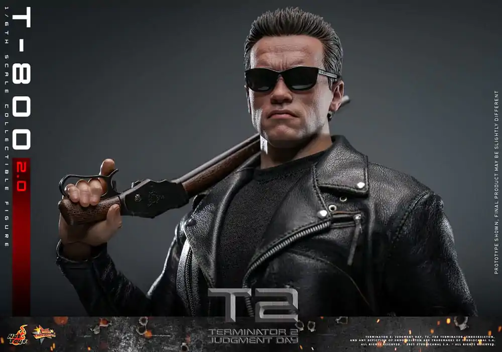 Terminator 2 Movie Masterpiece akcijska figura 1/6 T-800 2.0 32 cm fotografija proizvoda