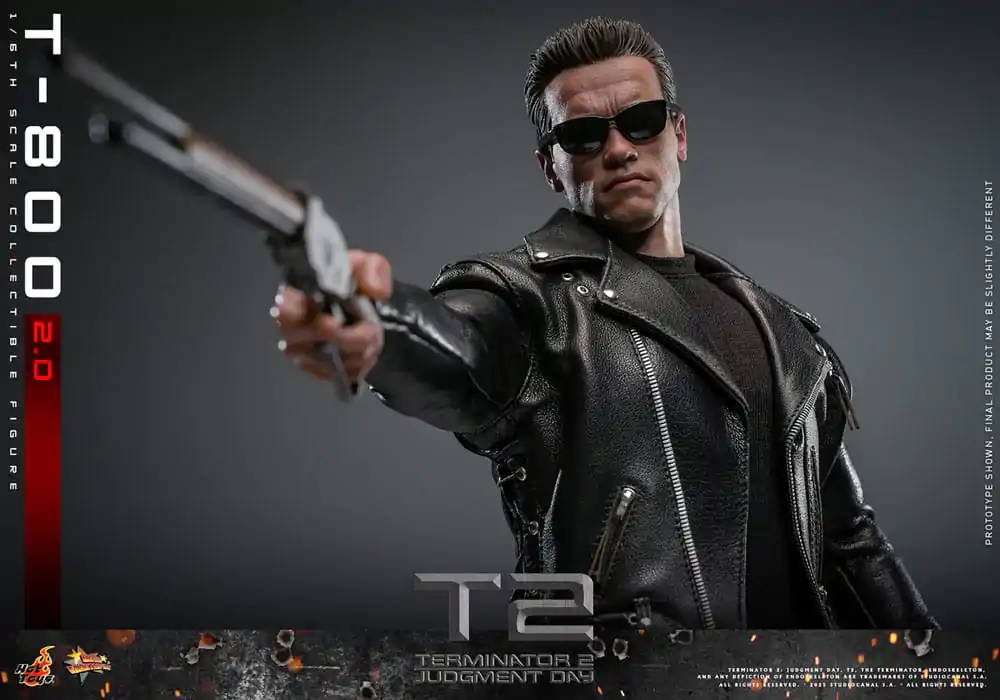 Terminator 2 Movie Masterpiece akcijska figura 1/6 T-800 2.0 32 cm fotografija proizvoda