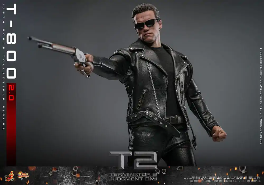 Terminator 2 Movie Masterpiece akcijska figura 1/6 T-800 2.0 32 cm fotografija proizvoda