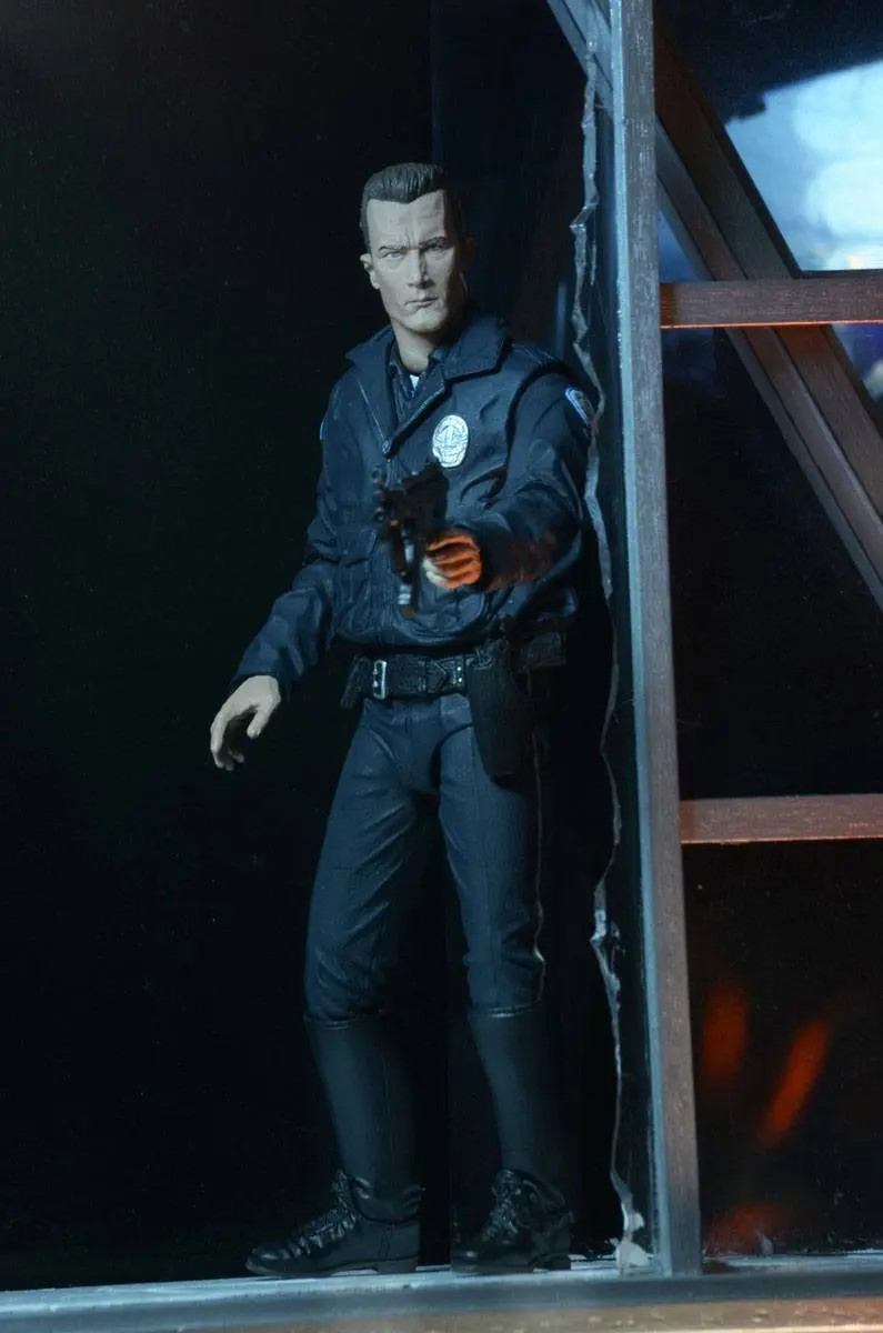 Terminator 2 Action Figure Ultimate T-1000 (Motorcycle Cop) 18 cm Figura fotografija proizvoda