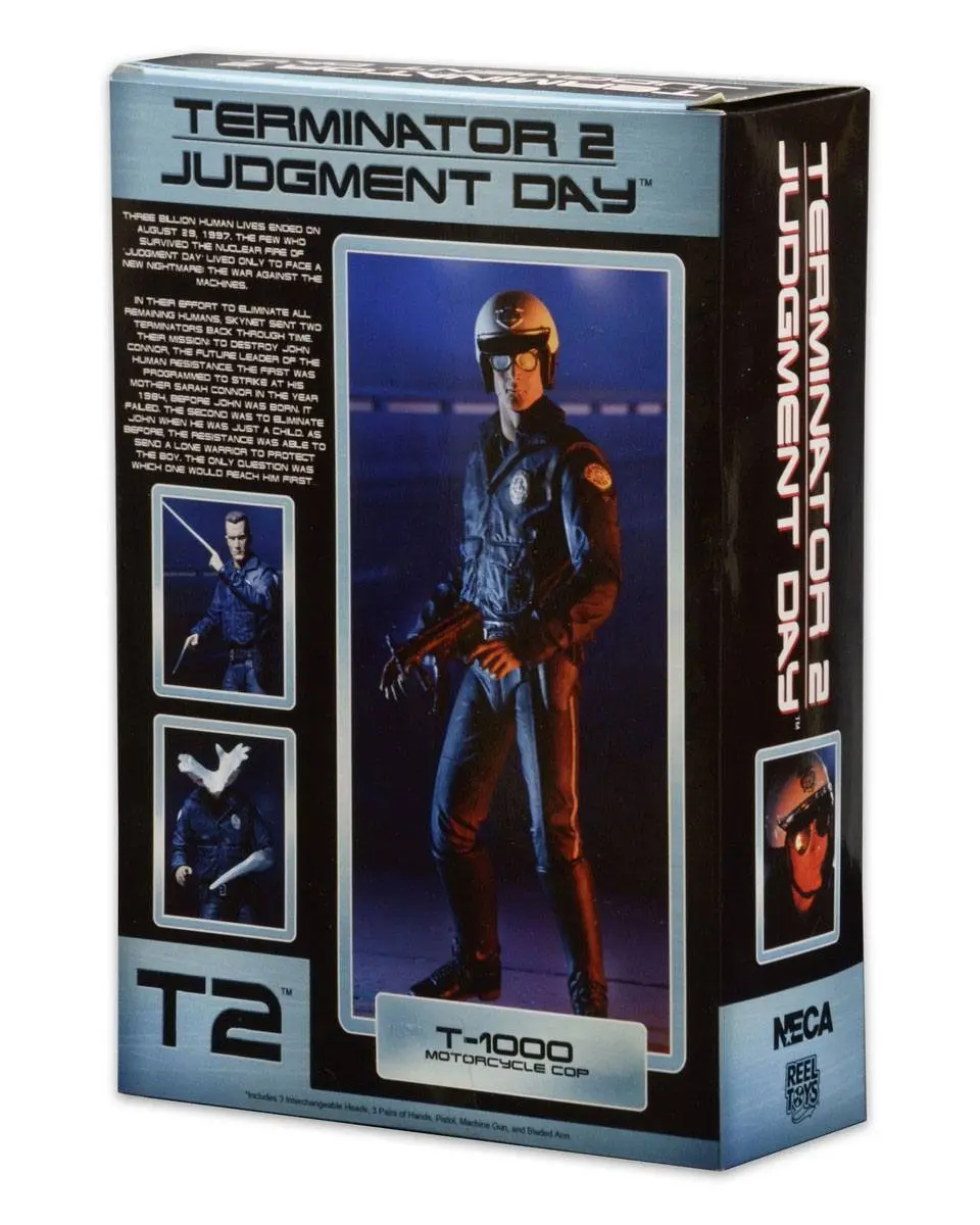 Terminator 2 Action Figure Ultimate T-1000 (Motorcycle Cop) 18 cm Figura fotografija proizvoda