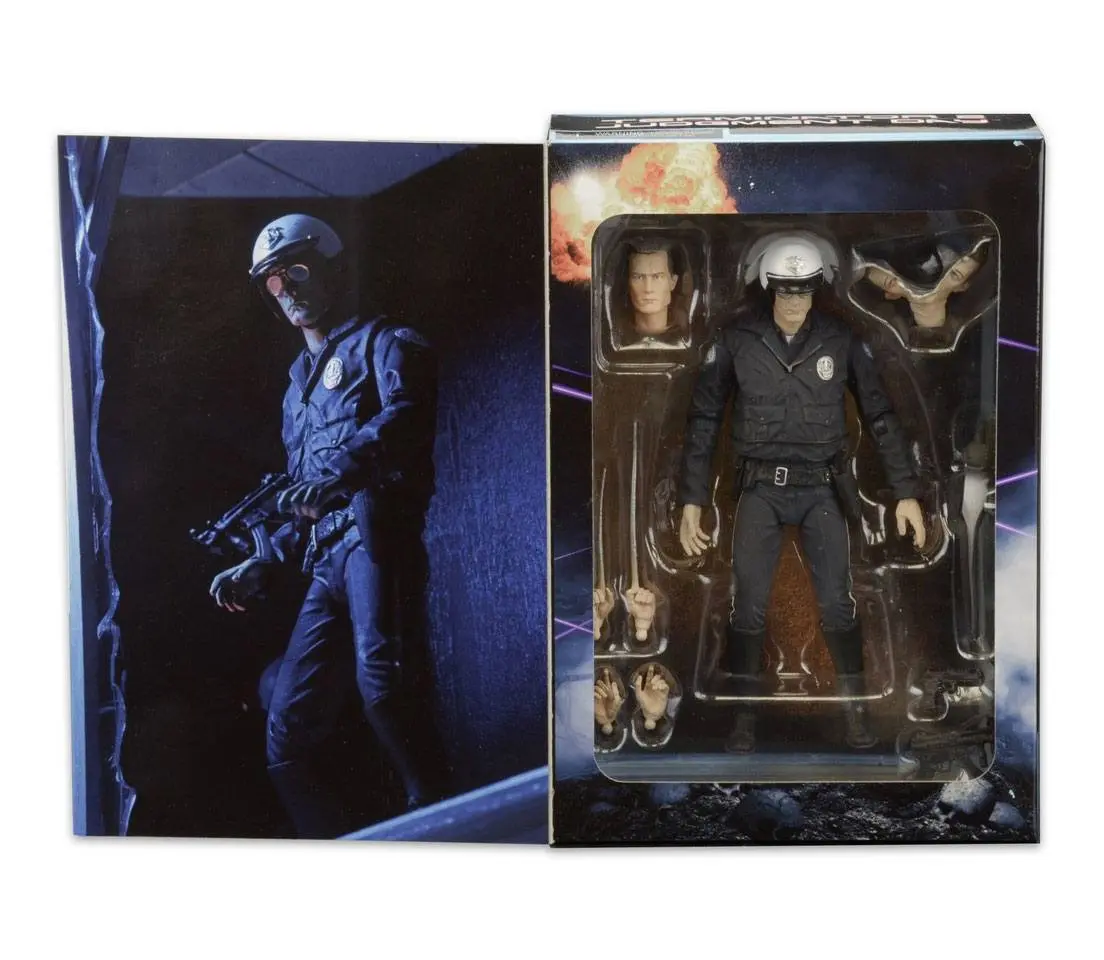 Terminator 2 Action Figure Ultimate T-1000 (Motorcycle Cop) 18 cm Figura fotografija proizvoda