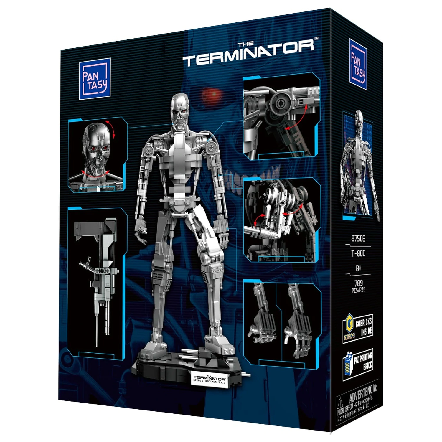 Terminator T-800 Kocke za slaganje 789 komada fotografija proizvoda
