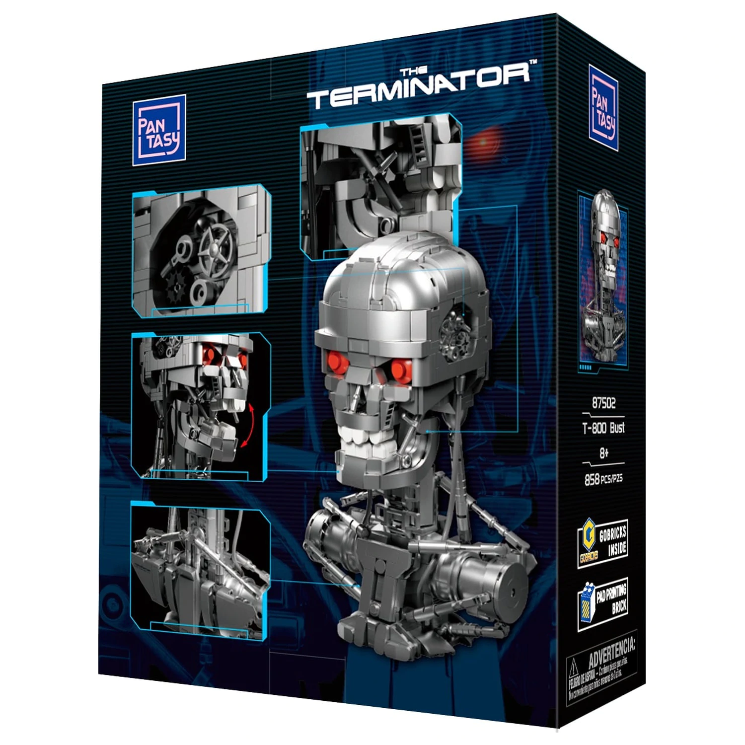 Terminator T-800 Bista Građevni blok 858 komada fotografija proizvoda