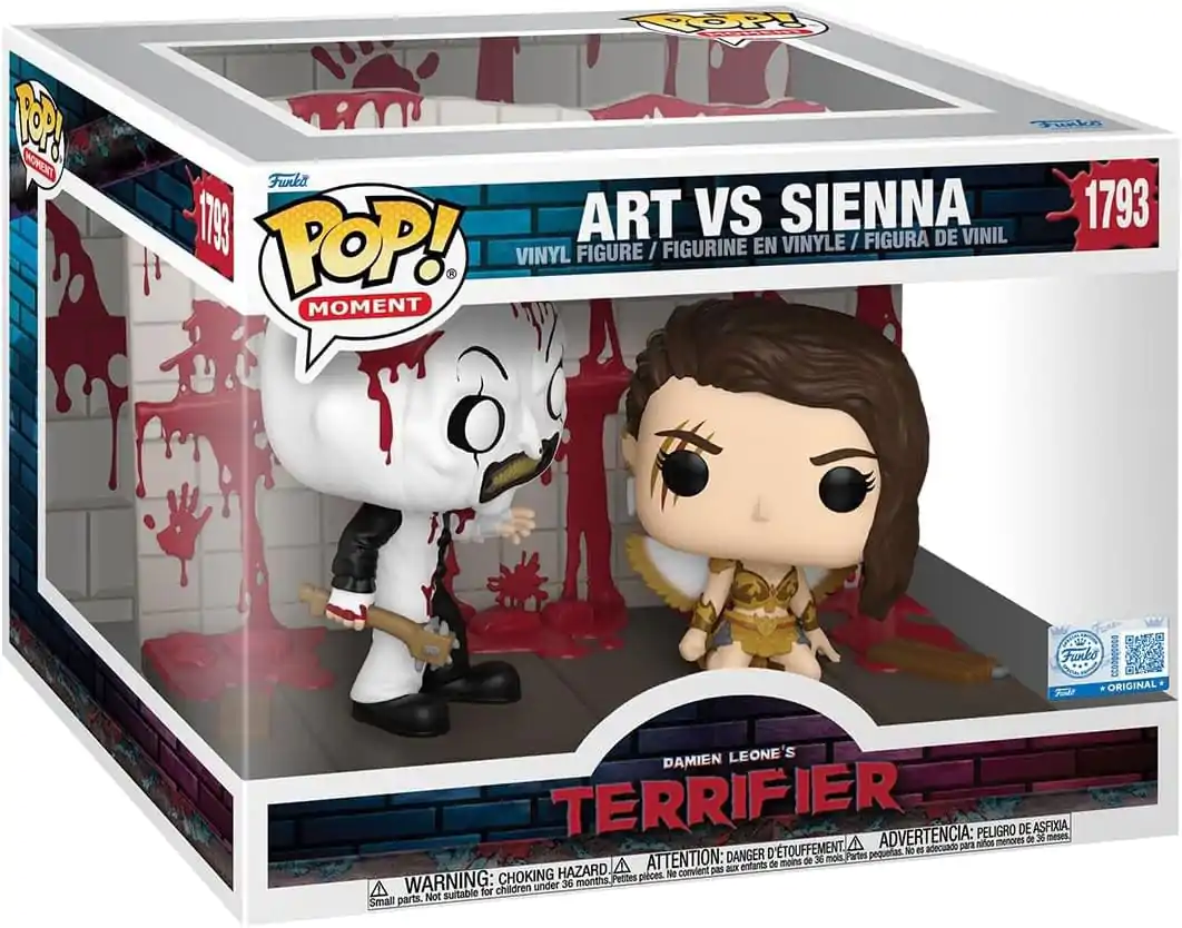 Terrifier 2 Funko POP Moments vinilne figure Art vs Sienna 9 cm fotografija proizvoda
