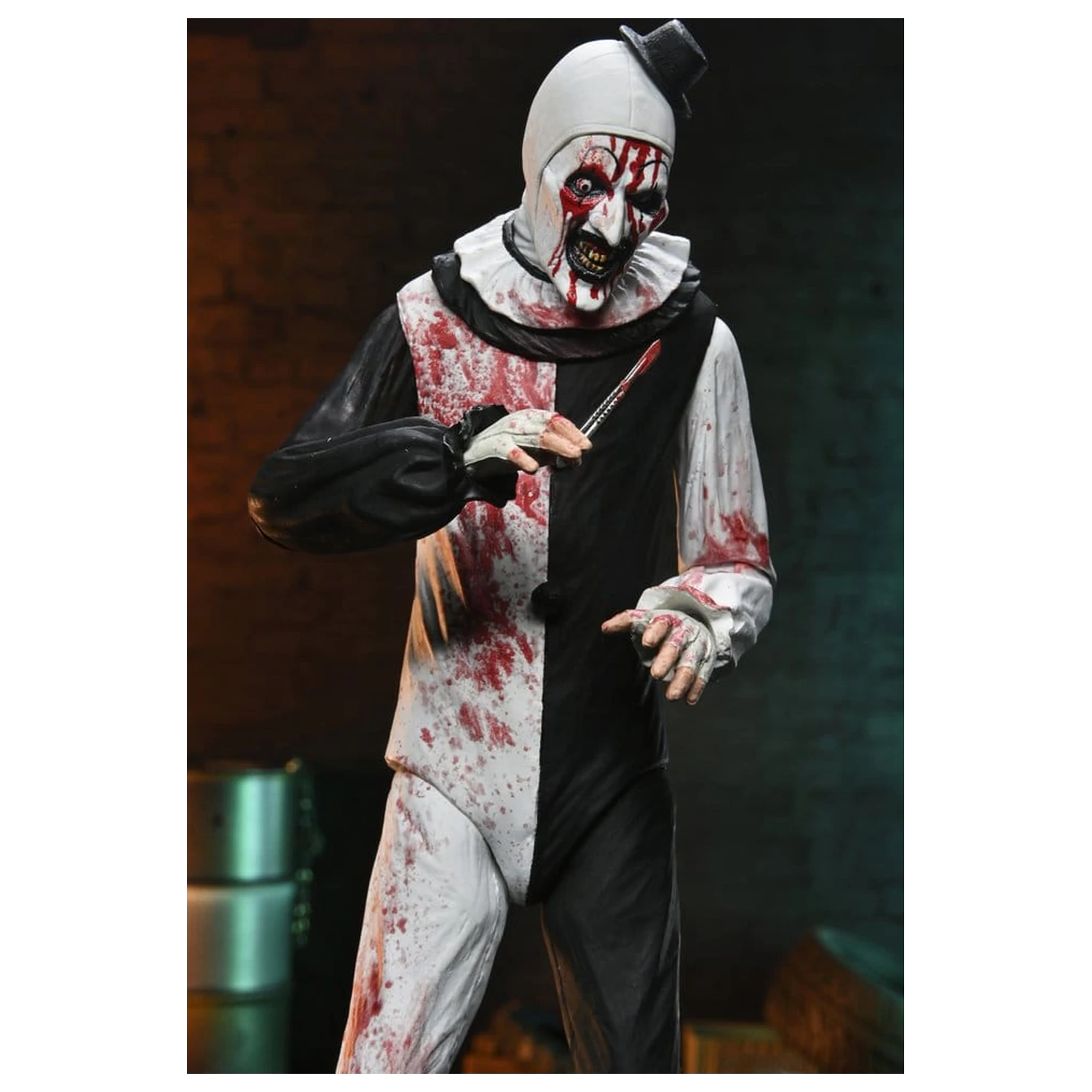 Terrifier 2 Ultimate Akcijska figura Art the Clown (Poprskan krvlju) 18 cm fotografija proizvoda