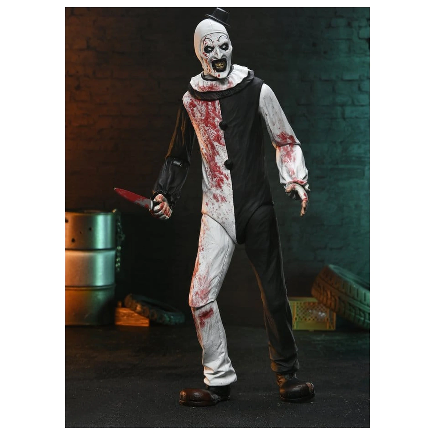 Terrifier 2 Ultimate Akcijska figura Art the Clown (Poprskan krvlju) 18 cm fotografija proizvoda