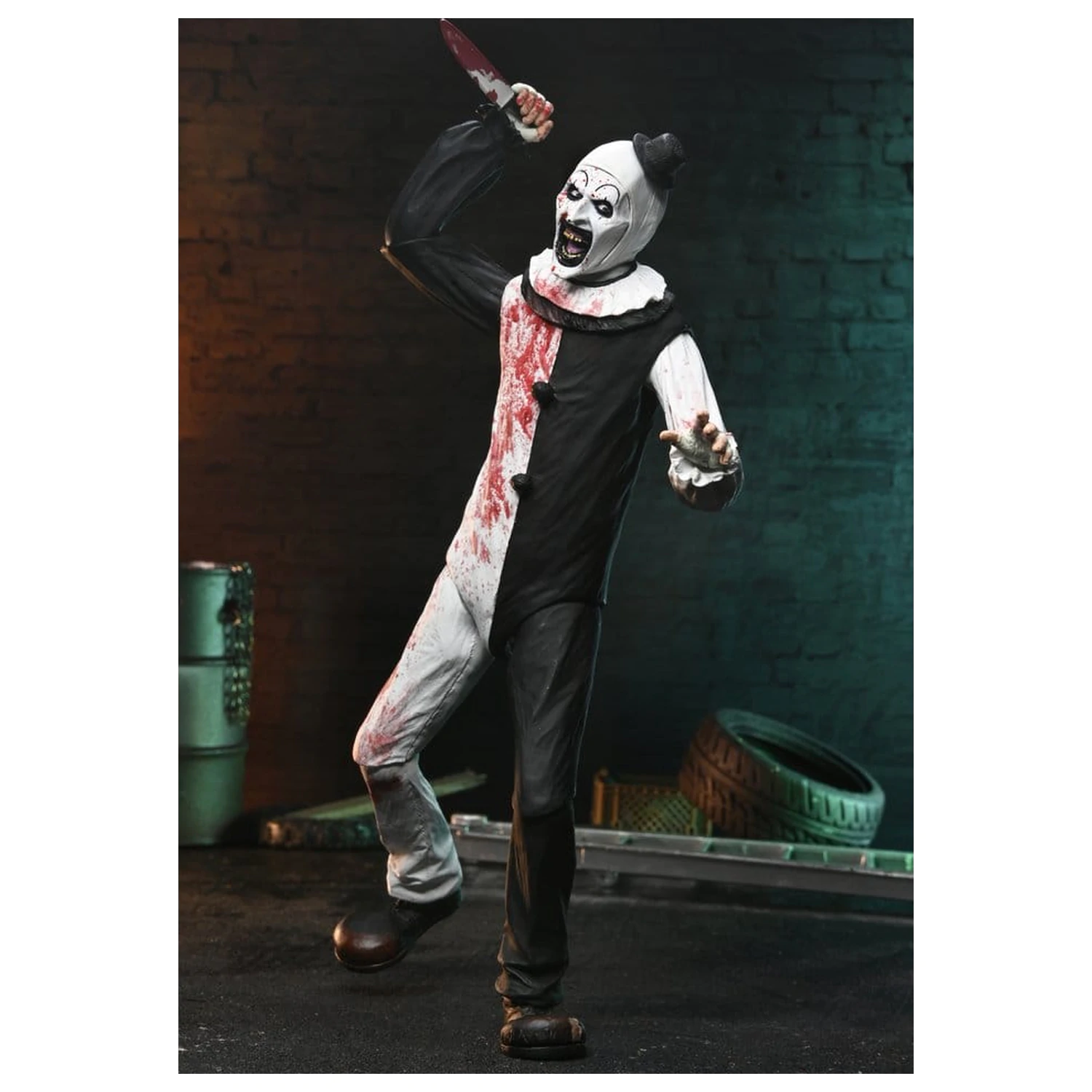 Terrifier 2 Ultimate Akcijska figura Art the Clown (Poprskan krvlju) 18 cm fotografija proizvoda