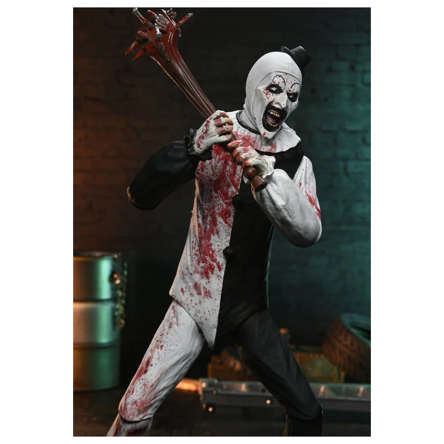 Terrifier 2 Ultimate Akcijska figura Art the Clown (Poprskan krvlju) 18 cm fotografija proizvoda