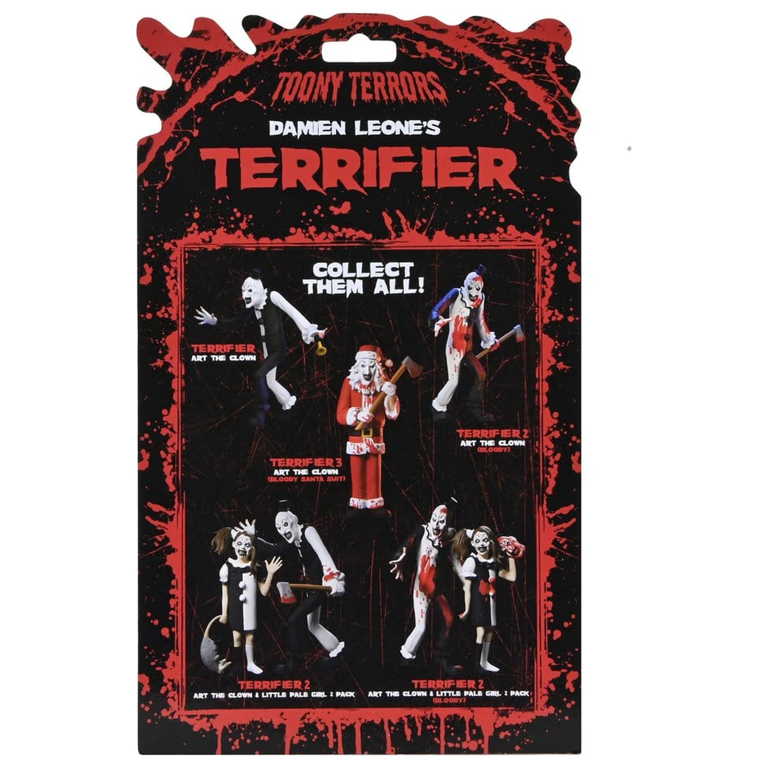Terrifier 3 Toony Terrors akcijska figura Santa Suit Art the Clown (Bloody Version) 15 cm fotografija proizvoda