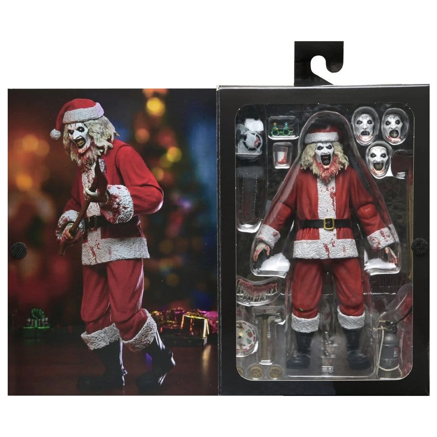 Terrifier 3 Action Figure Ultimate Santa Suit Art the Clown (Bloody Version) 18 cm fotografija proizvoda
