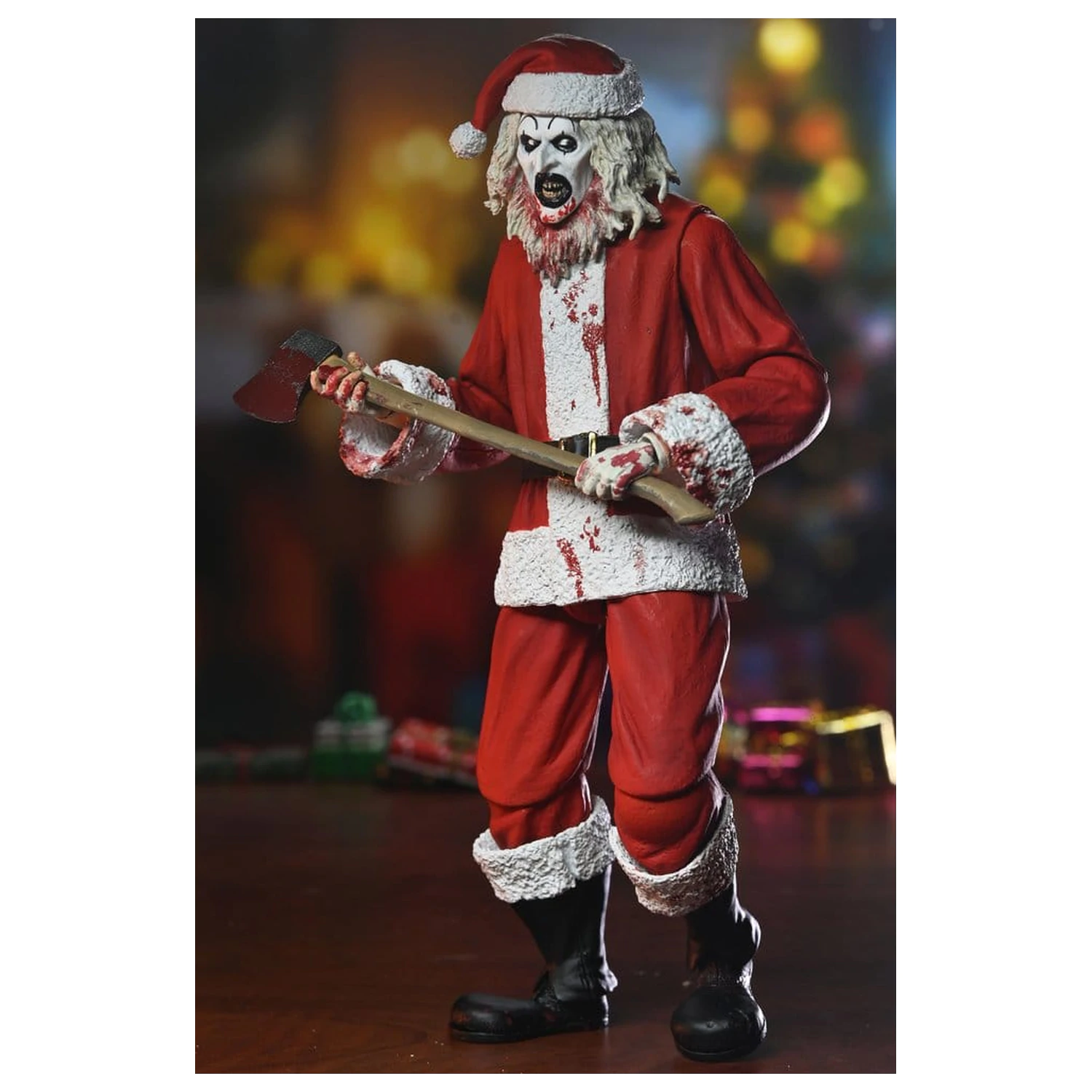 Terrifier 3 Action Figure Ultimate Santa Suit Art the Clown (Bloody Version) 18 cm fotografija proizvoda