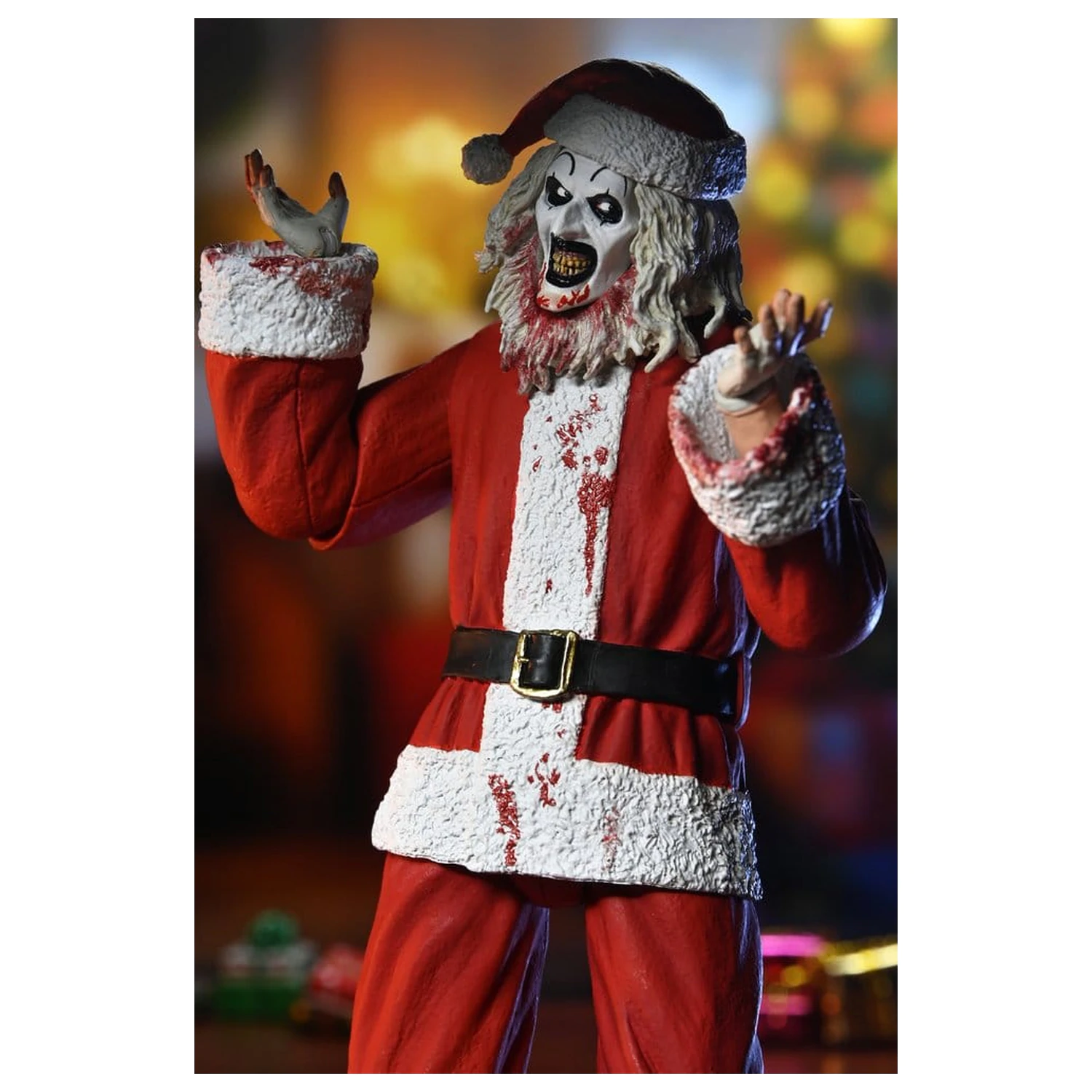 Terrifier 3 Action Figure Ultimate Santa Suit Art the Clown (Bloody Version) 18 cm fotografija proizvoda