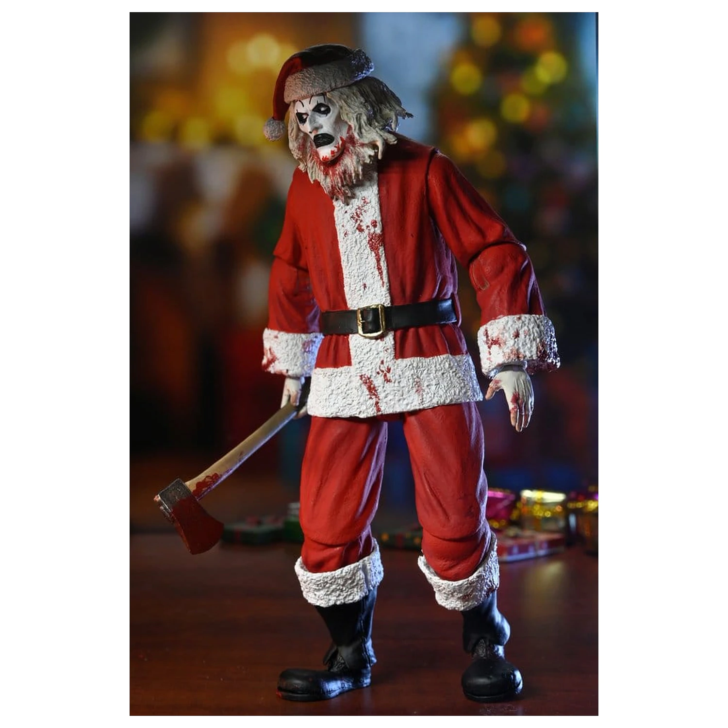 Terrifier 3 Action Figure Ultimate Santa Suit Art the Clown (Bloody Version) 18 cm fotografija proizvoda