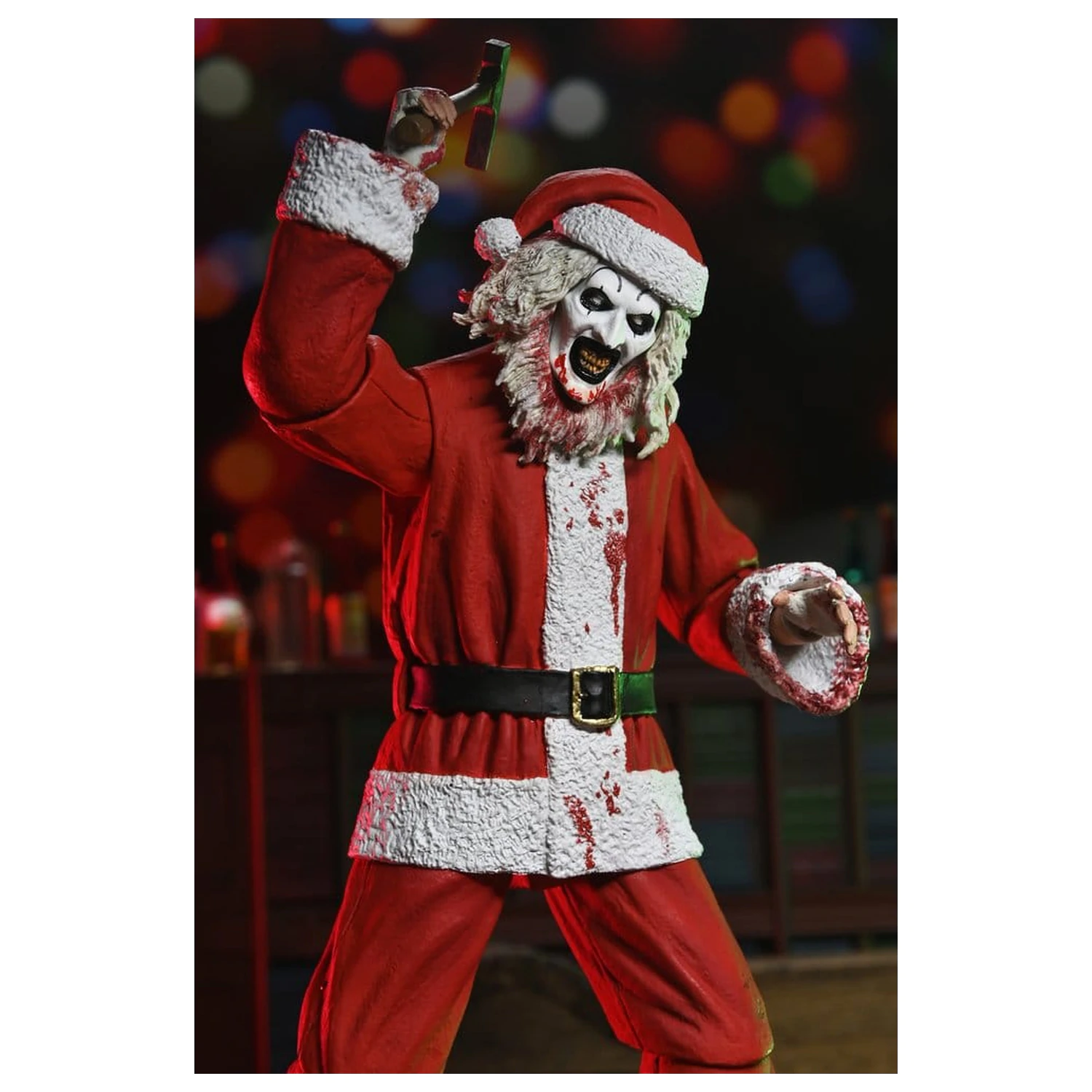 Terrifier 3 Action Figure Ultimate Santa Suit Art the Clown (Bloody Version) 18 cm fotografija proizvoda