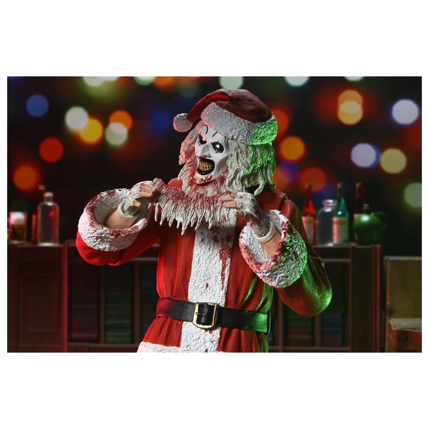 Terrifier 3 Action Figure Ultimate Santa Suit Art the Clown (Bloody Version) 18 cm fotografija proizvoda