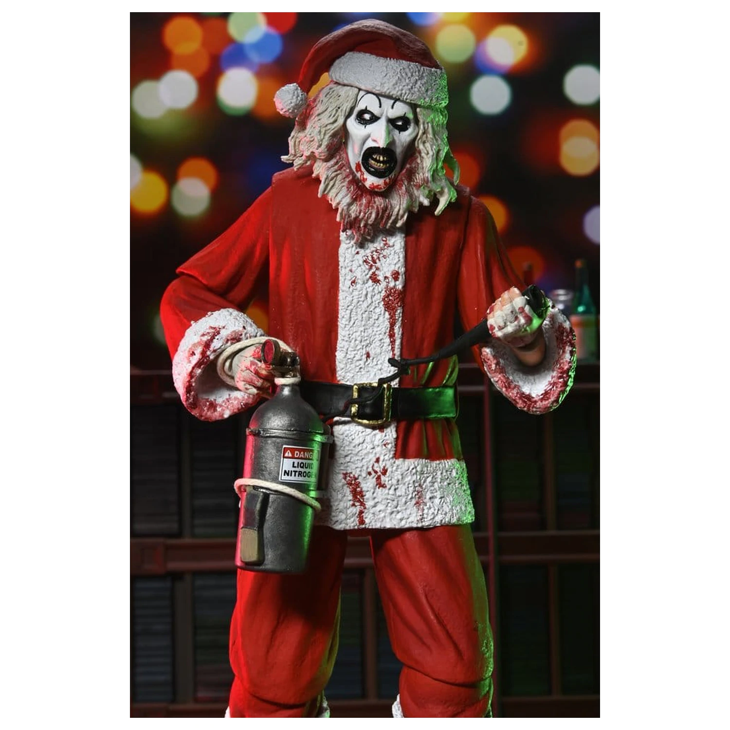 Terrifier 3 Action Figure Ultimate Santa Suit Art the Clown (Bloody Version) 18 cm fotografija proizvoda
