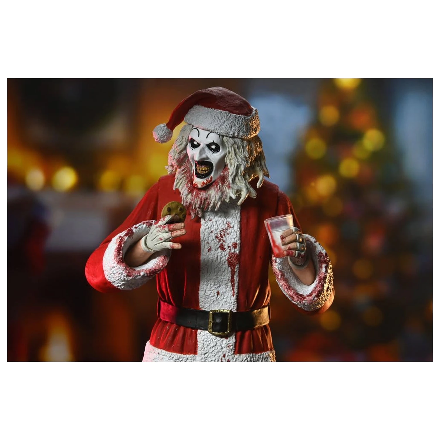Terrifier 3 Action Figure Ultimate Santa Suit Art the Clown (Bloody Version) 18 cm fotografija proizvoda