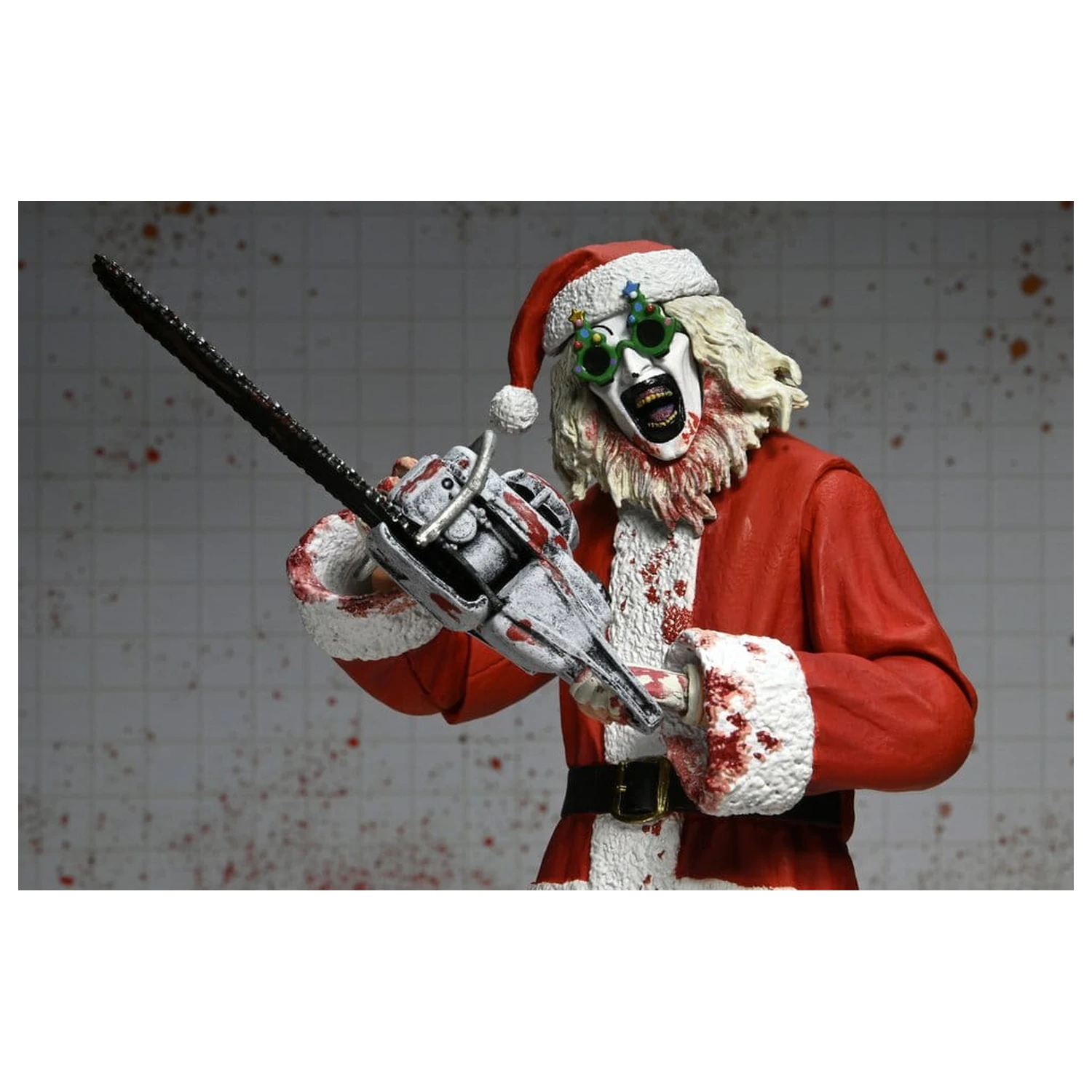 Terrifier 3 Action Figure Ultimate Santa Suit Art the Clown (Bloody Version) 18 cm fotografija proizvoda