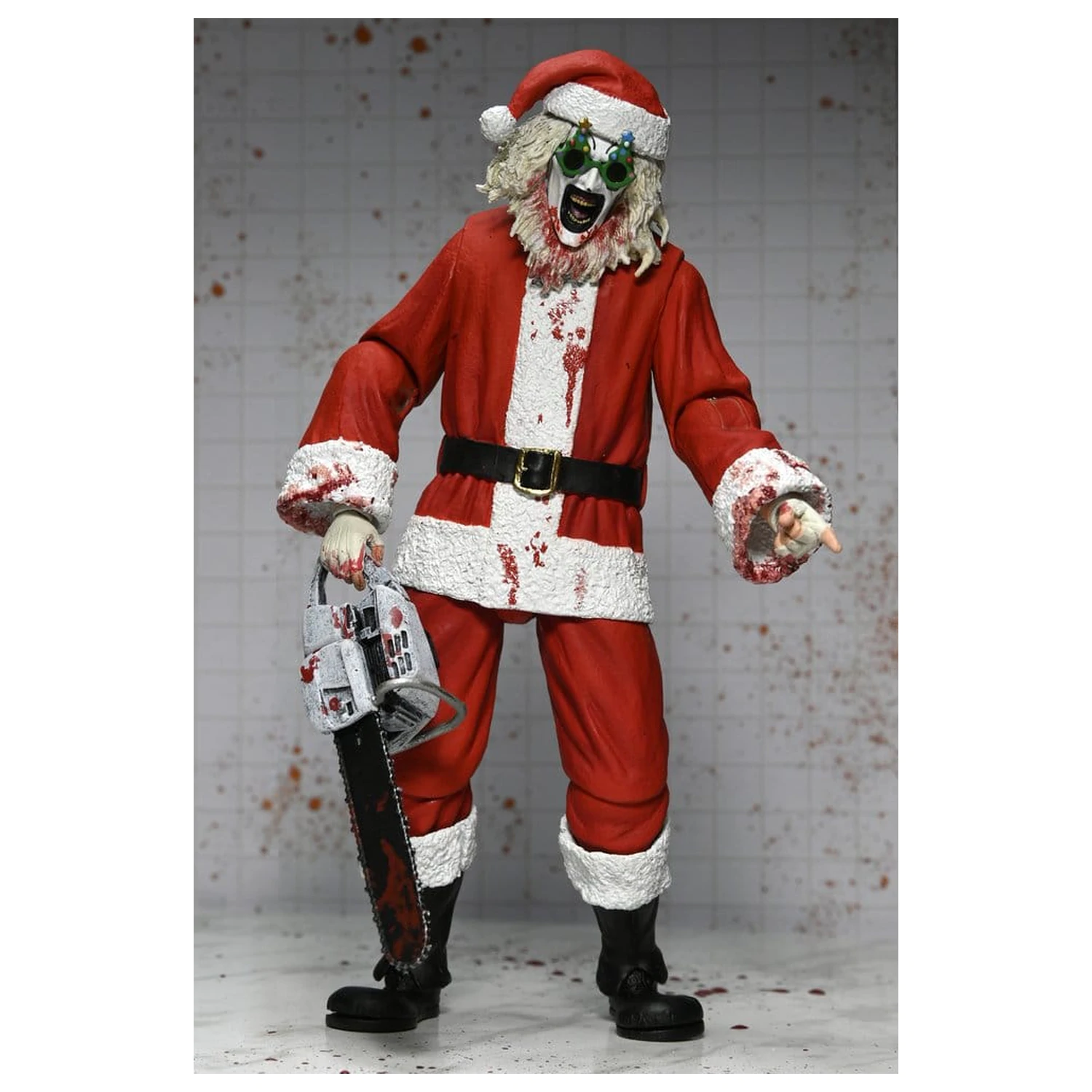 Terrifier 3 Action Figure Ultimate Santa Suit Art the Clown (Bloody Version) 18 cm fotografija proizvoda